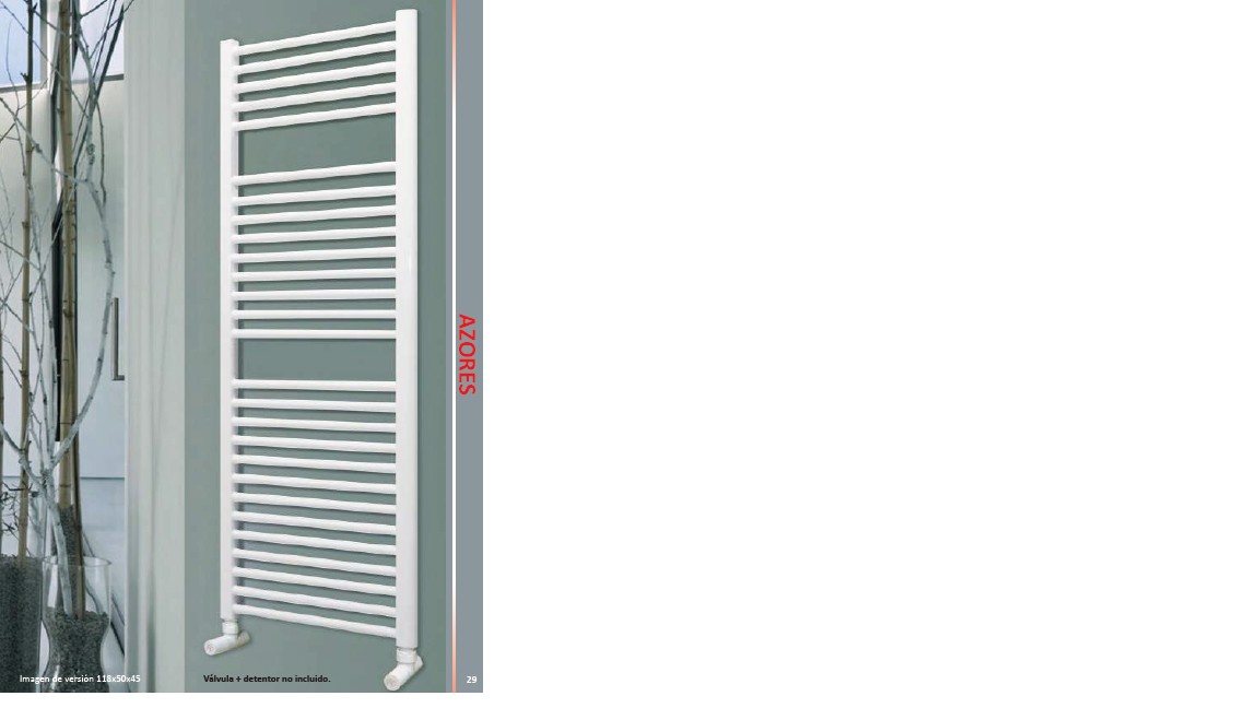 AZORES 80 X 50 X 45 BLANCO ELECTRICO CON TERMOSTATO