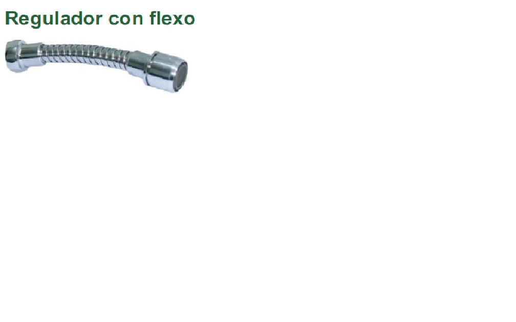 REGULADOR CON FLEXO FREGADERO 24/22/100 (BLISTER)